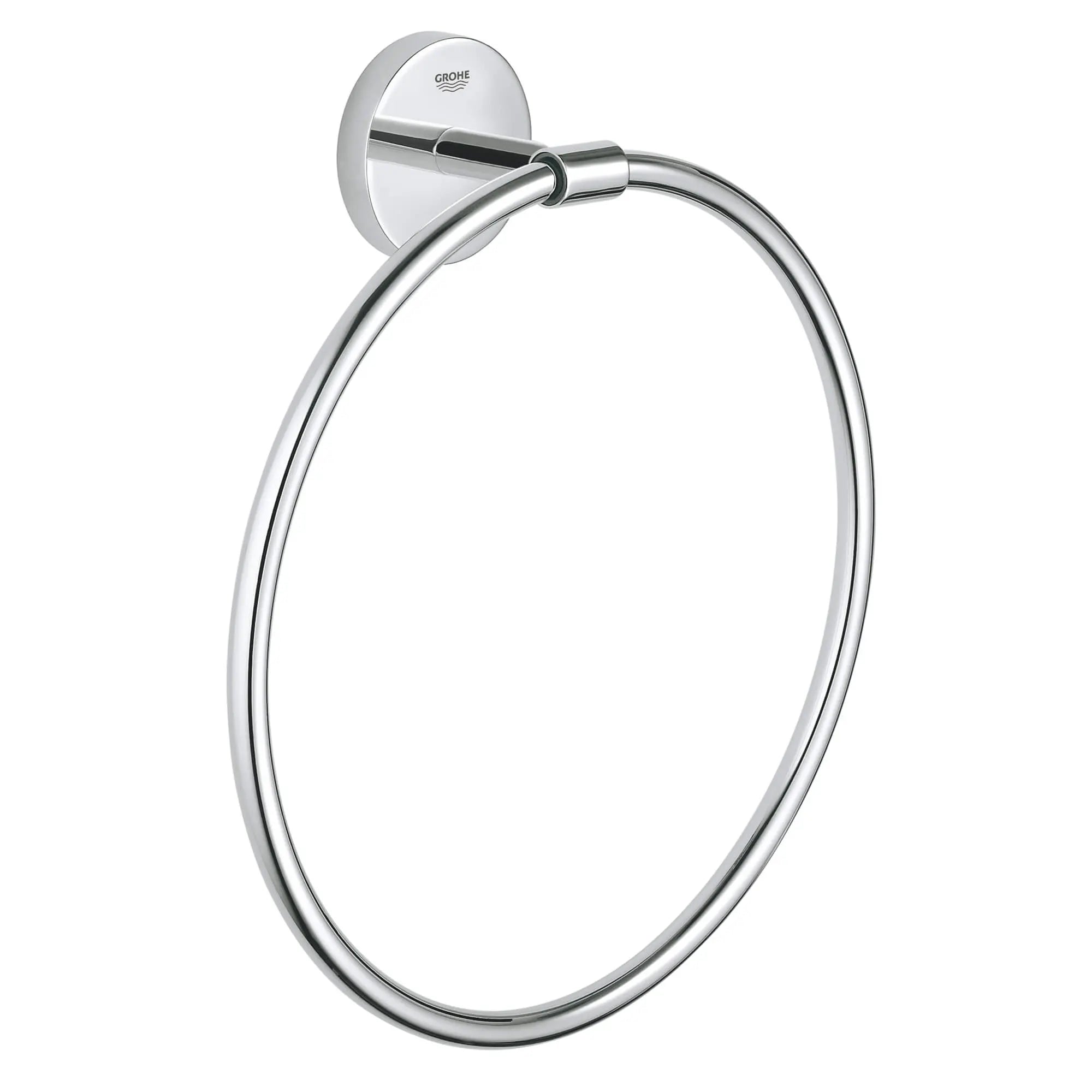 8" Towel Ring // GROHE STARLIGHT CHROME // 15966_40460001-baucosmopolitan-towel-ring-starlight-chrome_0_CDNwebp.webp