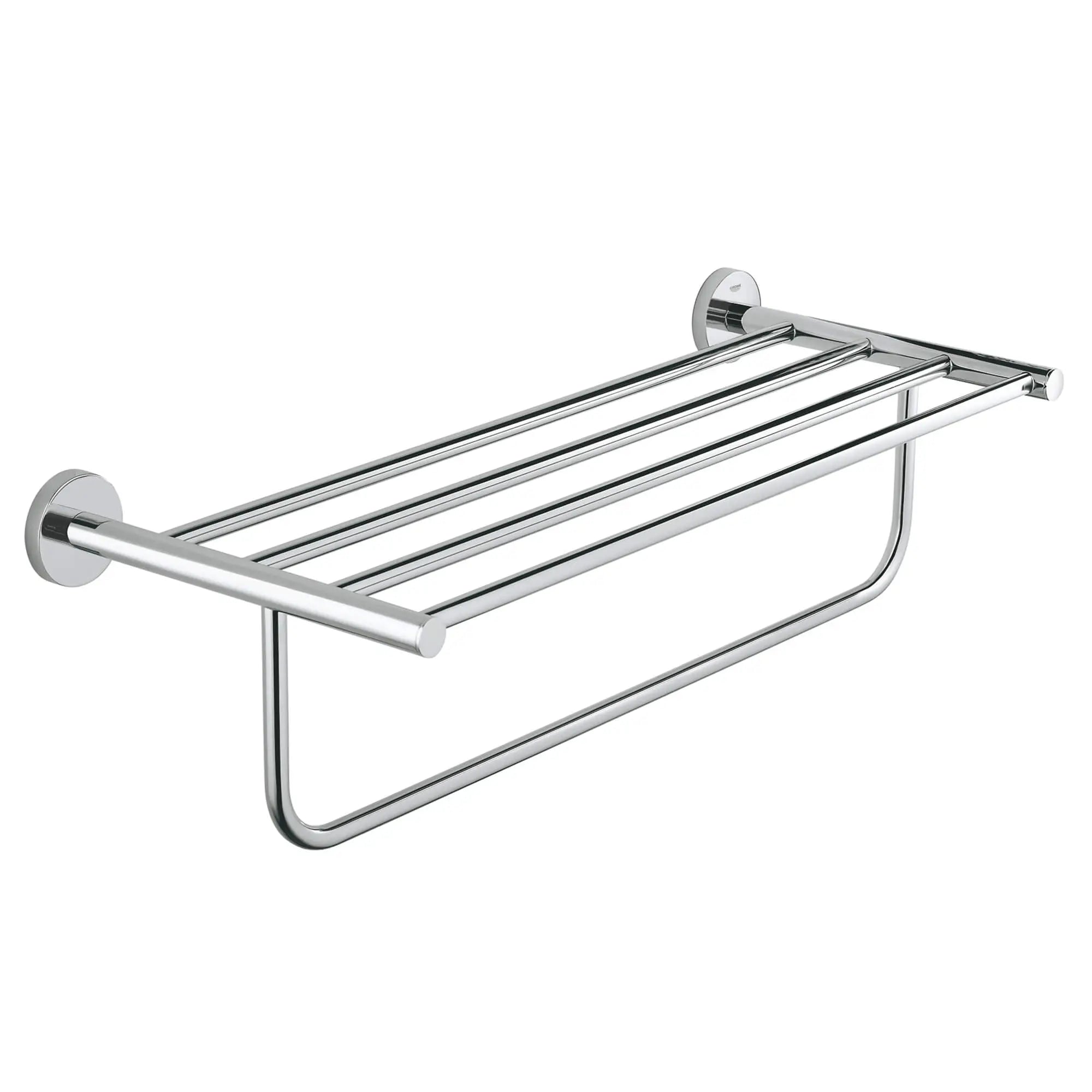 22 1/4" Multi-Towel Rack // GROHE STARLIGHT CHROME // 15967_40462001-baucosmopolitan-multi-towel-rack-starlight-chrome_0_CDNwebp.webp