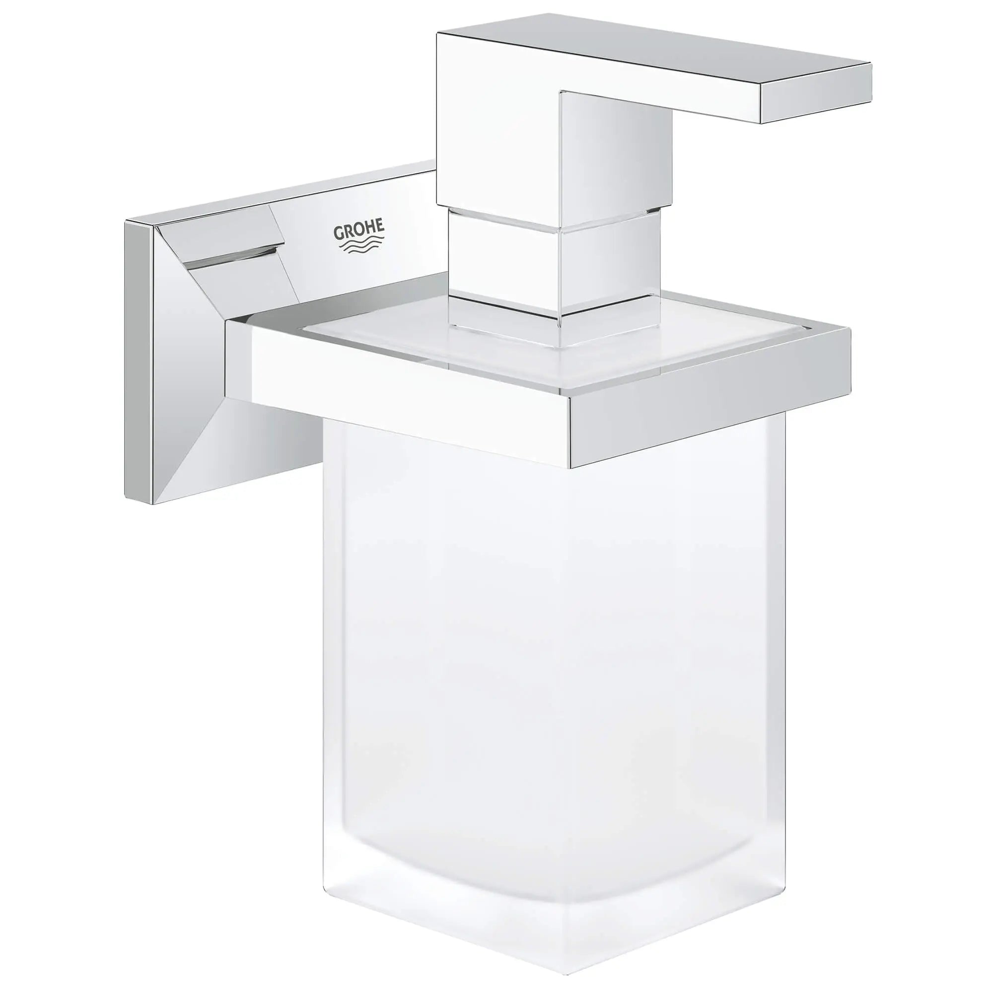 Soap Dispenser with Holder // GROHE STARLIGHT CHROME // 15973_40494000-allure-brilliant-soap-dispenser-and-holder-starlight-chrome_0_CDNwebp.webp