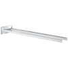 [40496000] 17" Two-Arm Towel Bar - GROHE StarLight Chrome