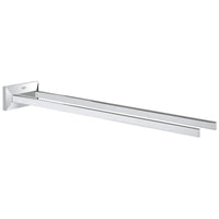 [40496000] 17" Two-Arm Towel Bar - GROHE StarLight Chrome