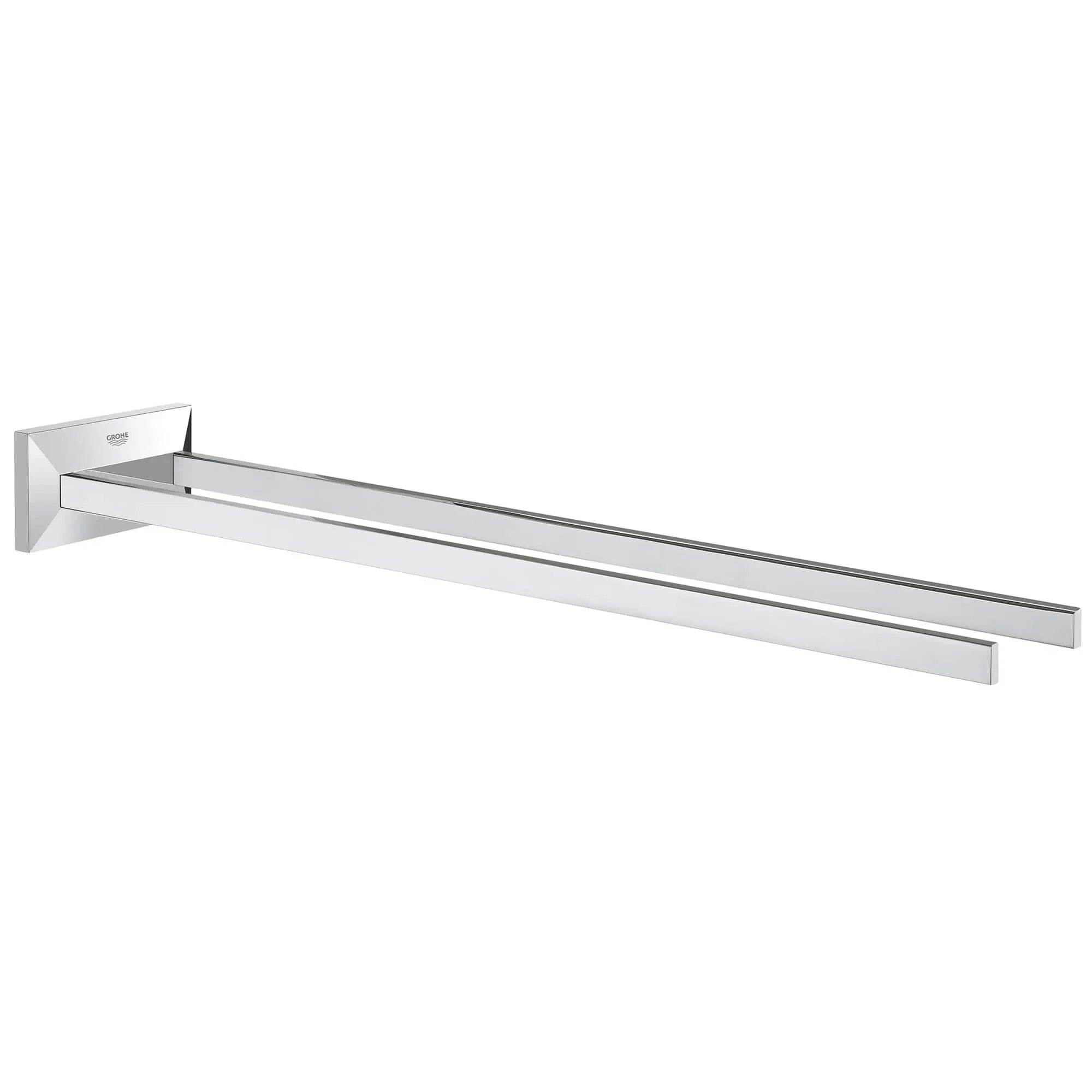 17" Two-Arm Towel Bar // GROHE STARLIGHT CHROME // 15974_40496000-allure-brilliant-towel-bar-starlight-chrome_0_CDNwebp.webp
