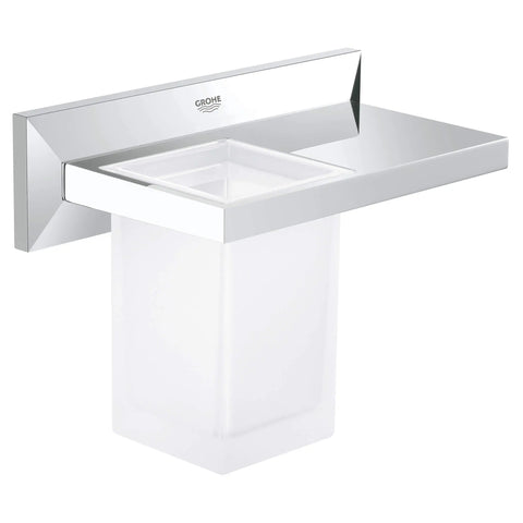 Bathroom Shelf with Tumbler - GROHE StarLight Chrome
