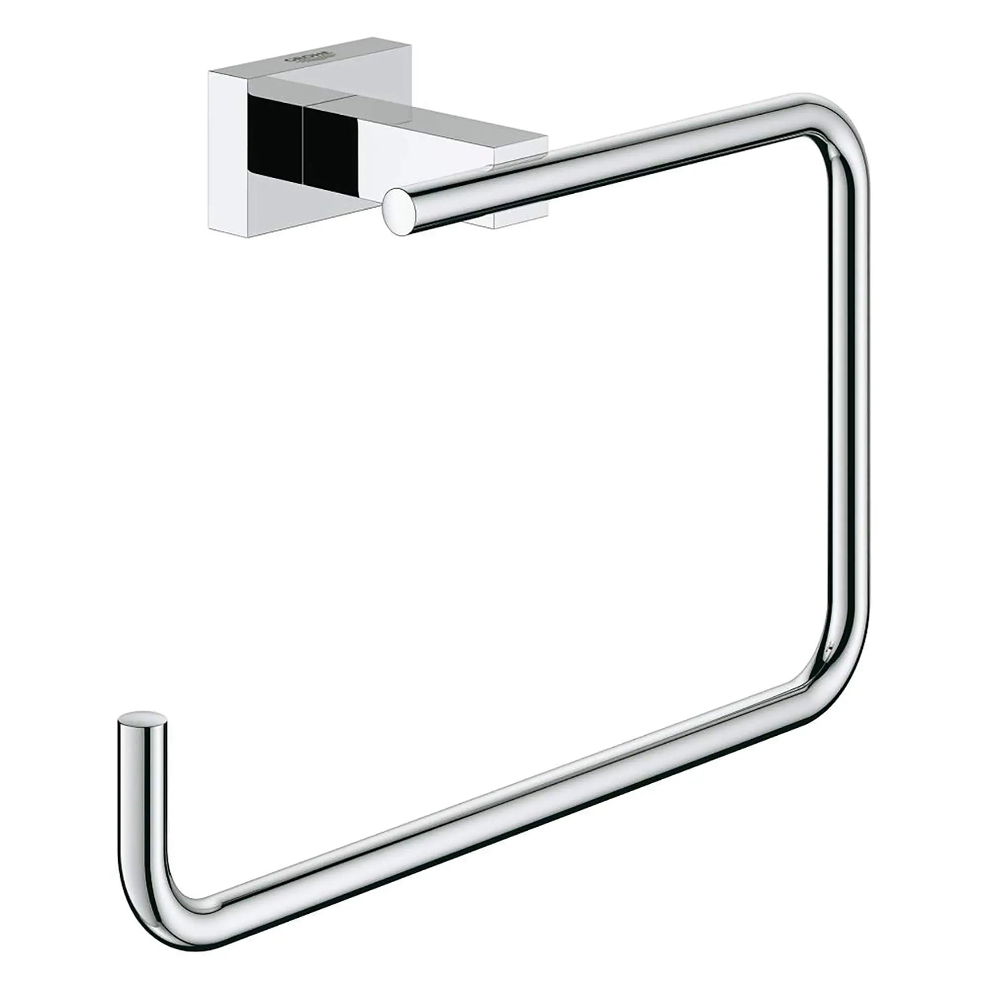 Towel Ring // GROHE STARLIGHT CHROME // 15989_40510000-Essentials_Cube-Towel_Ring_0_CDNwebp.webp