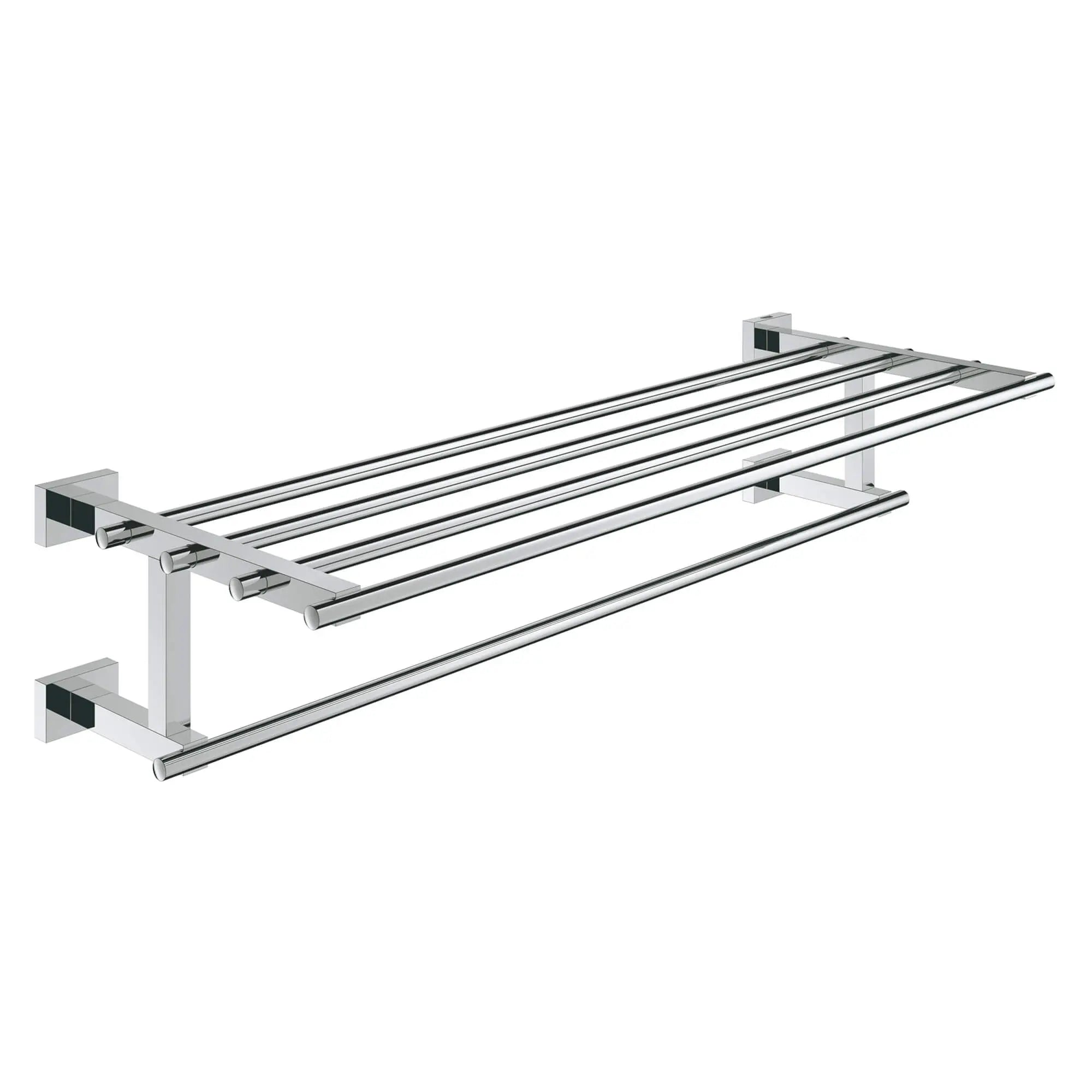 23 5/8" Multi-Towel Rack // GROHE STARLIGHT CHROME // 15992_40512001-essentials-cube-multi-towel-rack-starlight-chrome_0_CDNwebp.webp