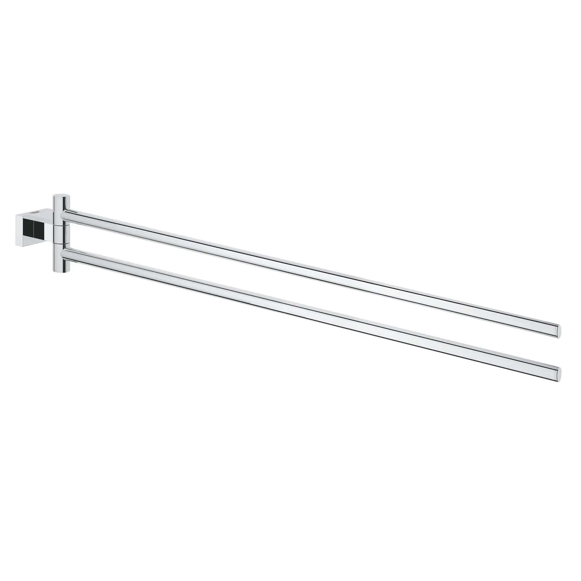 18" Double Towel Bar // GROHE STARLIGHT CHROME // 16036_40624001-essentials-cube-towel-bar-starlight-chrome_0_CDNwebp.webp