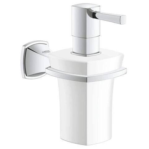 Ceramic Soap Dispenser with Holder - GROHE StarLight Chrome