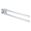 [40342001] Allure 24" Double Towel Bar - GROHE StarLight Chrome