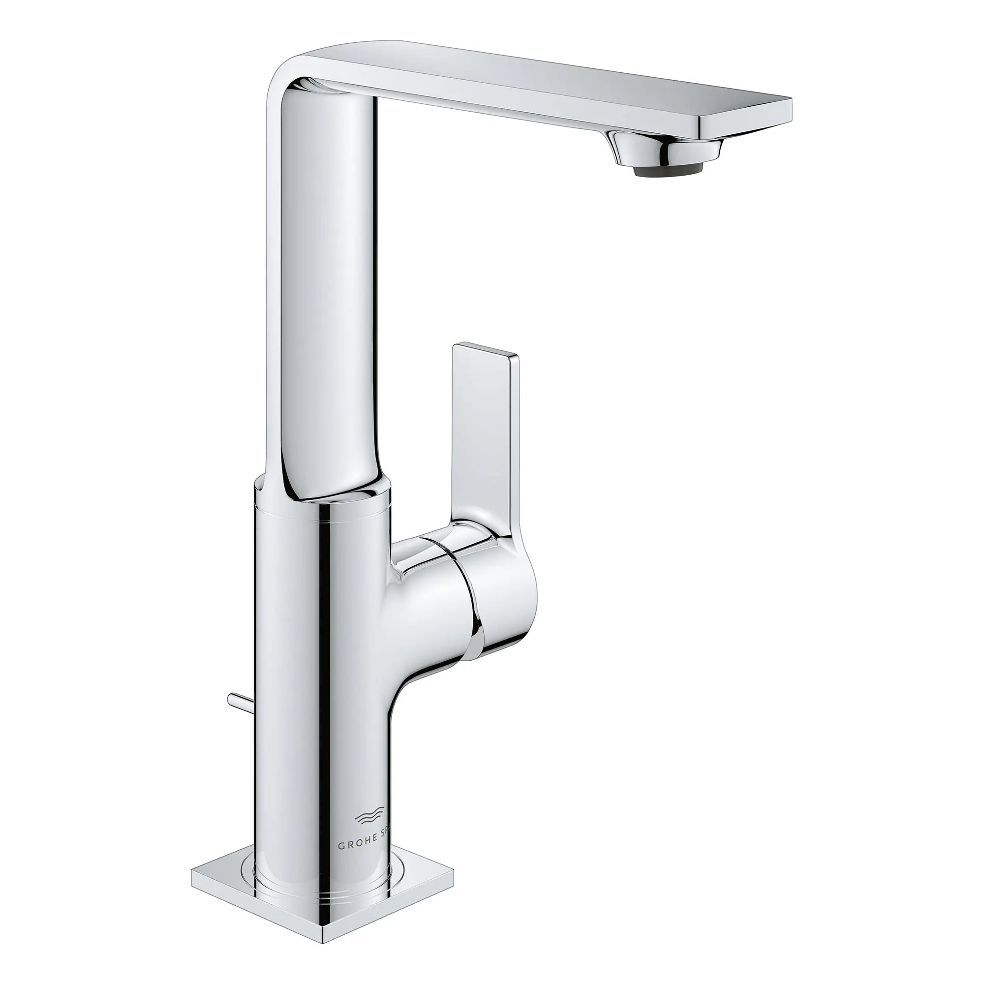 Allure Single-Hole Single-Handle L-Size Bathroom Faucet, 1.2 GPM (4.5 L/min) // GROHE STARLIGHT CHROME // 161358_Allure_SiloRight_23858001_0001_Feb2023_0_CDNwebp.webp