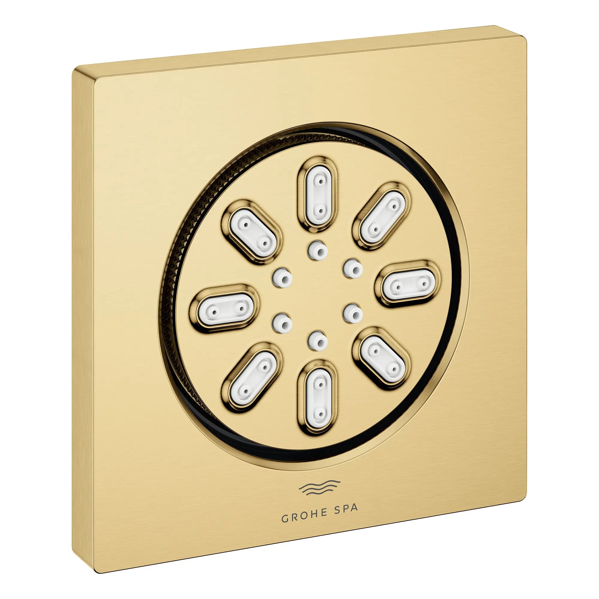 Rainshower Body Spray, Square - 2 Sprays, 0.9 GPM (3.4 L/min) // BRUSHED COOL SUNRISE // 161367_Aqua_SiloRight_26845GN0_0001_Feb2023_0_CDNwebp_ff72761e-92f4-4ee8-b25d-b39d132929e0.webp