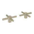 [14215EN0] Atrio Cross Handles for Bathroom Sink Faucet (Pair) - Matte Black
