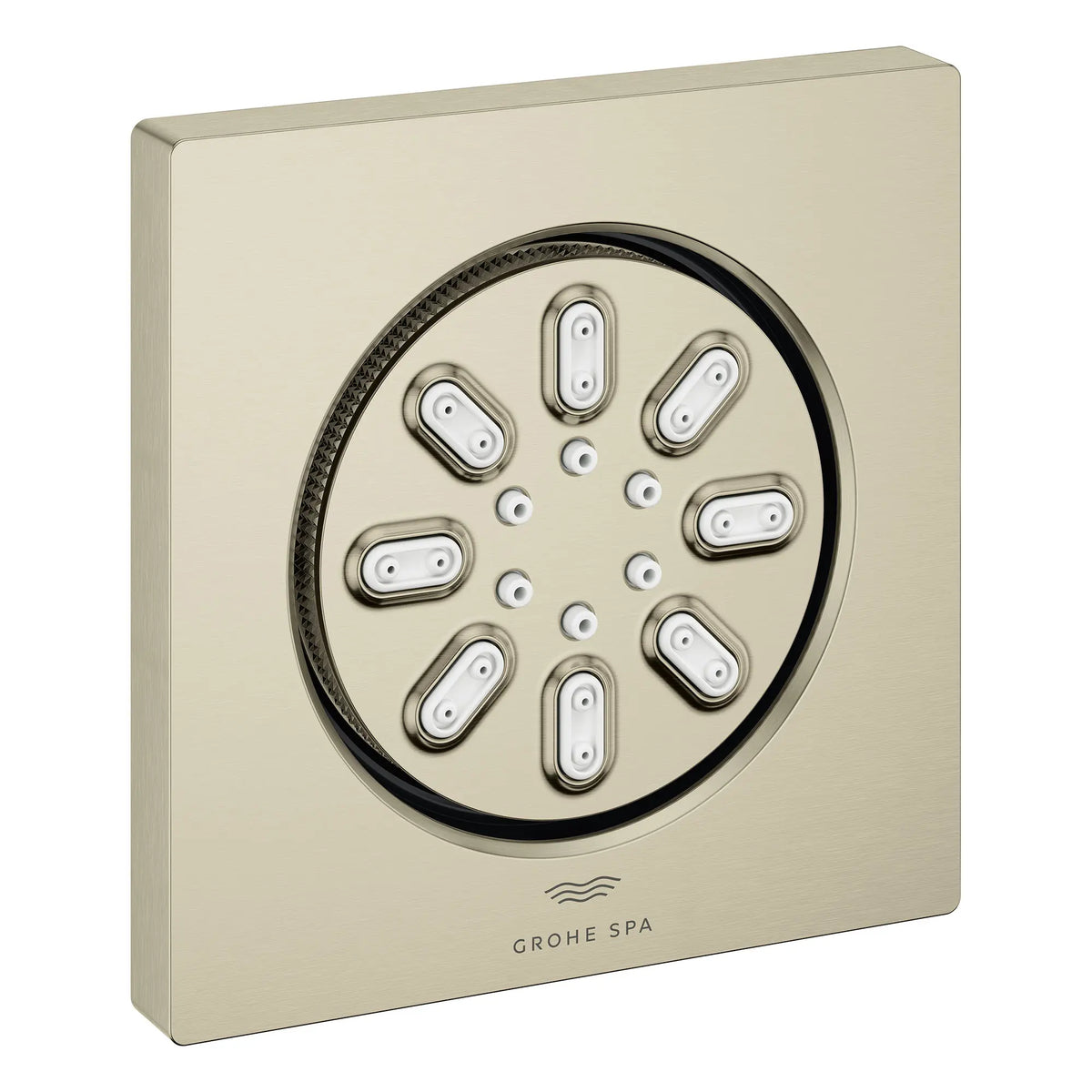 Rainshower Body Spray, Square - 2 Sprays, 0.9 GPM (3.4 L/min) // BRUSHED NICKEL INFINITYFINISH // 161380_Aqua_SiloRight_26845EN0_0001_Feb2023_0_CDNwebp_fb5d5ff1-9f42-4f1a-8e6d-8b0856294879.webp