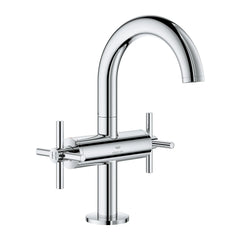 [21148000] Single Hole Two-Handle M-Size Bathroom Faucet, 1.2 GPM (4.5 L/min) - GROHE StarLight Chrome