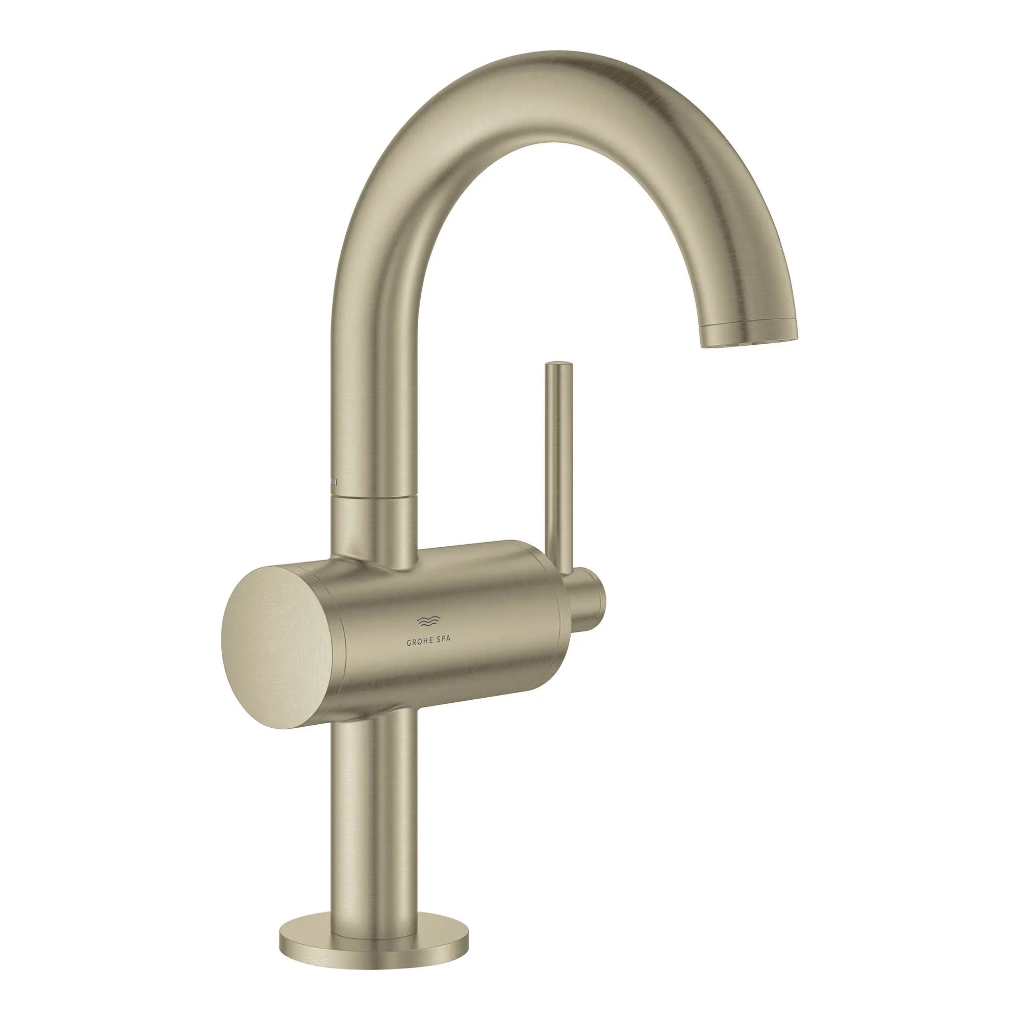 Atrio Single Hole Single-Handle M-Size Bathroom Faucet, 1.2 GPM (4.5 L/min) // BRUSHED NICKEL // 161406_Atrio_SiloRight_24351EN0_0001_Feb2023_0_CDNwebp.webp