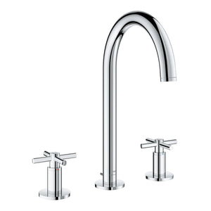 [20659000] 8-inch Widespread 2-Handle M-Size Bathroom Faucet, 1.2 GPM (4.5 L/min) - GROHE StarLight Chrome