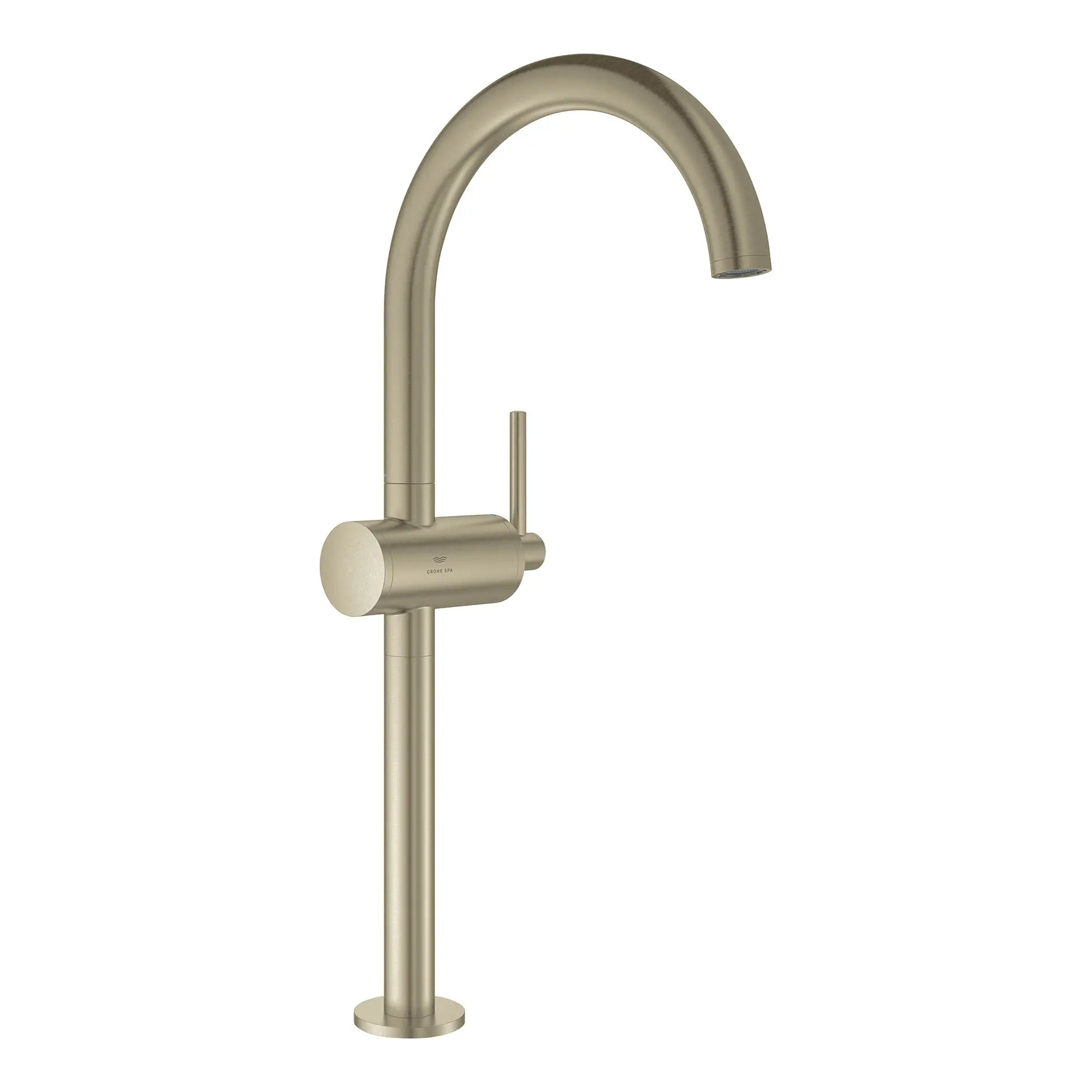 Atrio Single Hole Single-Handle Vessel Sink Faucet without Handles, 1.2 GPM (4.5 L/min) // BRUSHED NICKEL INFINITYFINISH // 161424_Atrio_SiloRight_24352EN0_0001_Feb2023_0_CDNwebp.webp