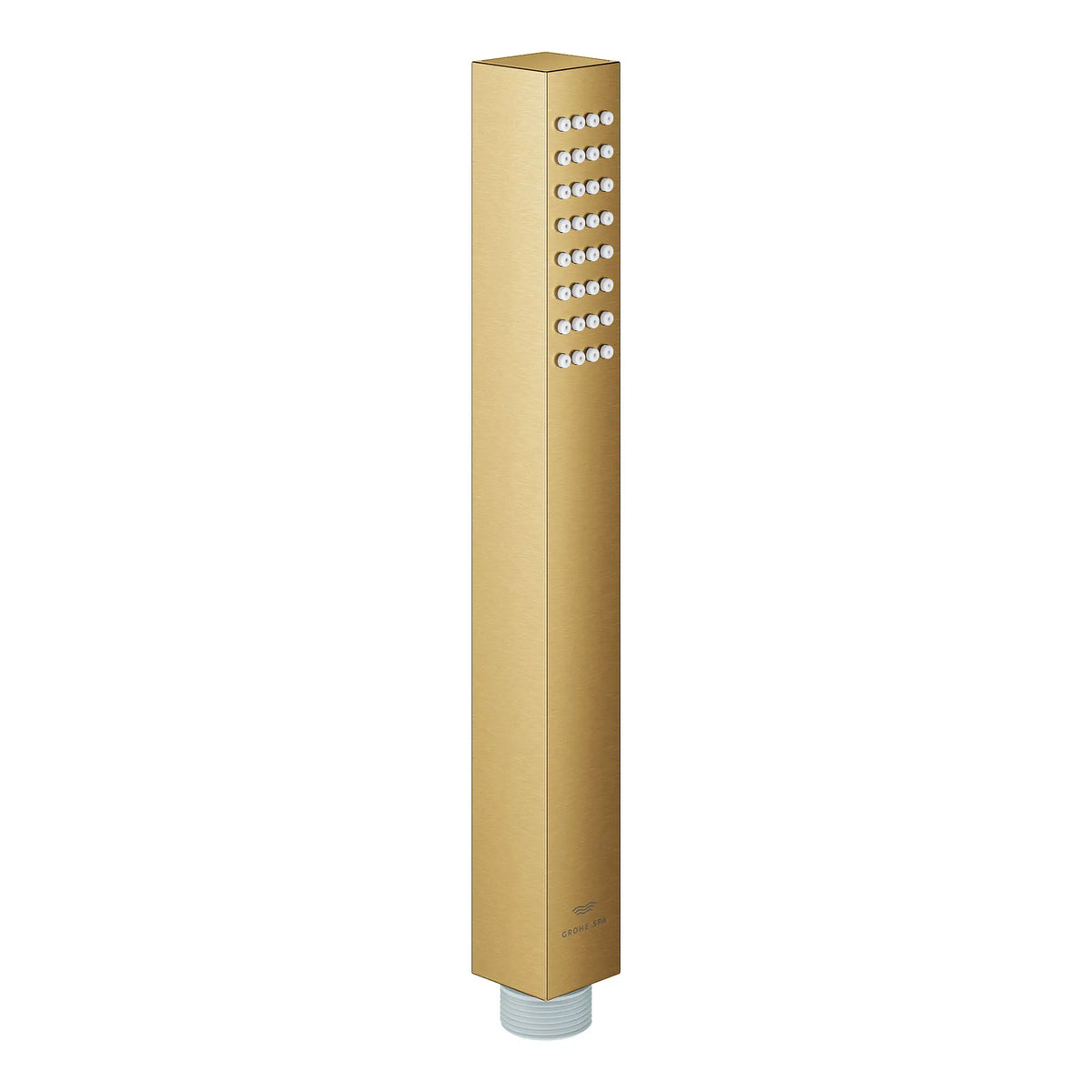 Euphoria Cube+ Stick Hand Shower - 1 Spray, 1.75 GPM (6.6 L/min) // BRUSHED COOL SUNRISE // 161428_Euphoria_SiloRight_26867GN0_0001_Feb2023_0_CDNwebp_03057652-f677-4f3f-8bac-3099d391a590.webp