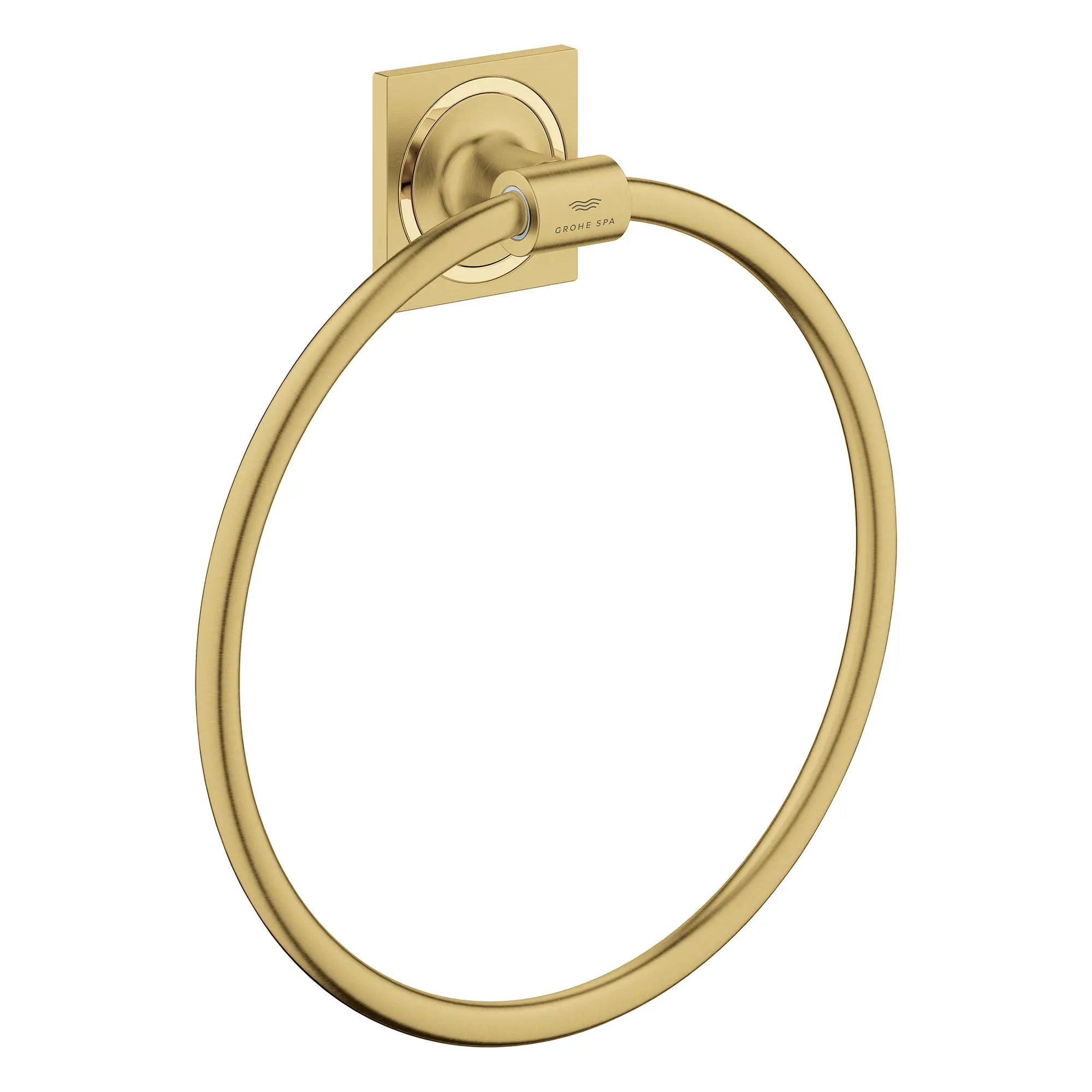 Allure Towel Ring // BRUSHED COOL SUNRISE // 161465_Allure_SiloRight_40339GN1_0001_Feb2023_0_CDNwebp.webp