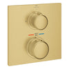 [29178GN1] Allure Dual Function 2-Handle Thermostatic Valve Trim - Brushed Cool Sunrise