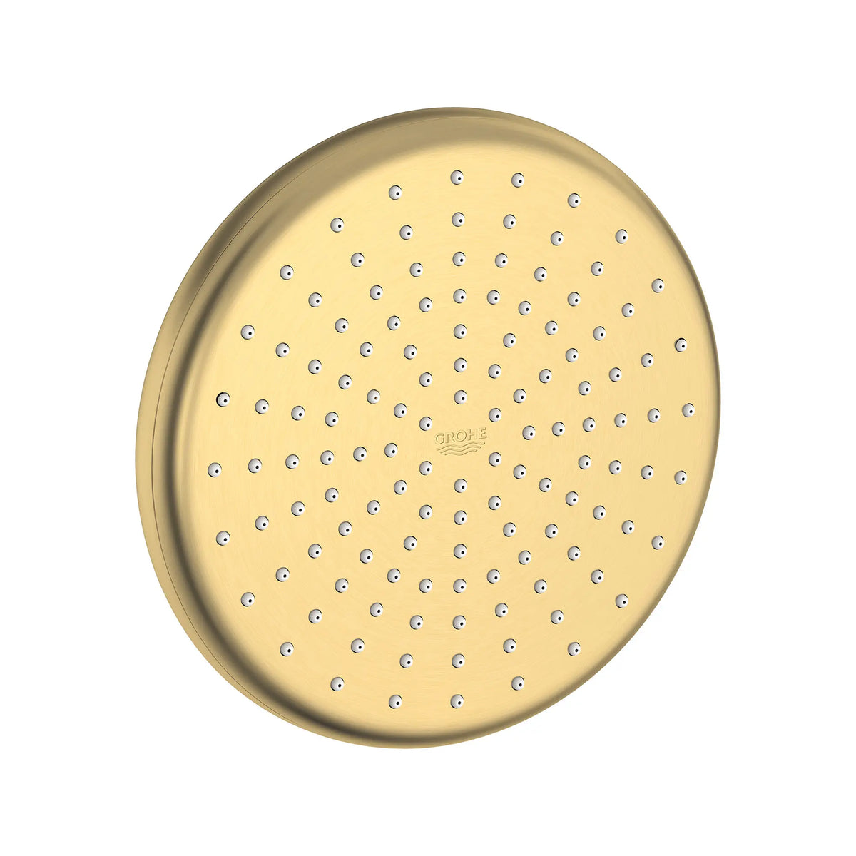 210 Shower Head, 8" - 1 Spray, 1.75 GPM (6.6 L/min) // BRUSHED COOL SUNRISE // 161486_Tempesta_SiloRight_26409GN0_0001_Feb2023_0_CDNwebp_6d1bf7ee-74c2-43ef-9e27-2a91649017d2.webp