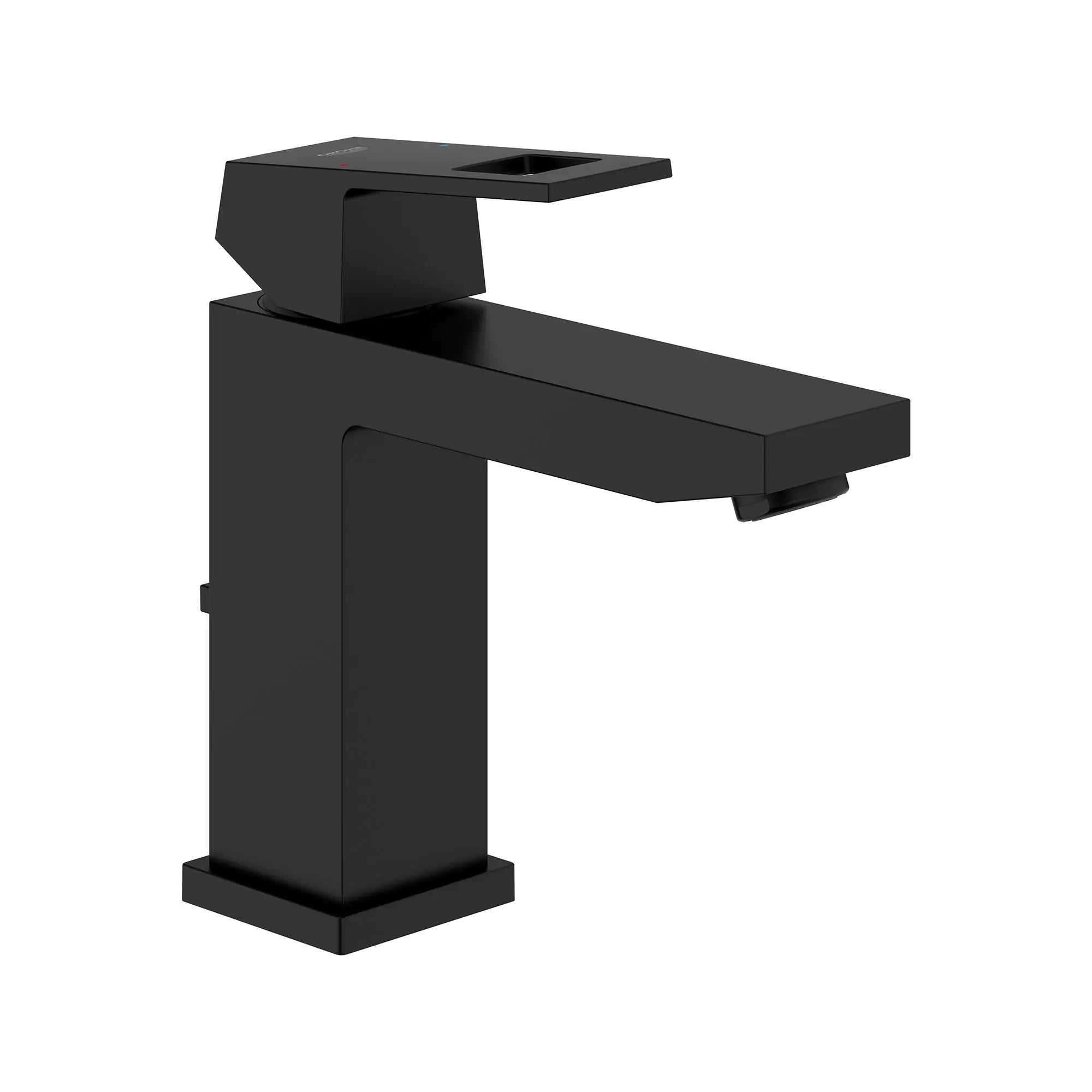 Single Hole Single-Handle M-Size Bathroom Faucet, 1.2 GPM (4.5 L/min) // MATTE BLACK // 161571_Eurocube_SiloRight_236702430_0001_Feb2023_0_CDNwebp.webp