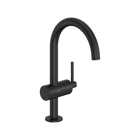 Atrio Single Hole Single-Handle L-Size Bathroom Faucet, 1.2 GPM (4.5 L/min) - Matte Black