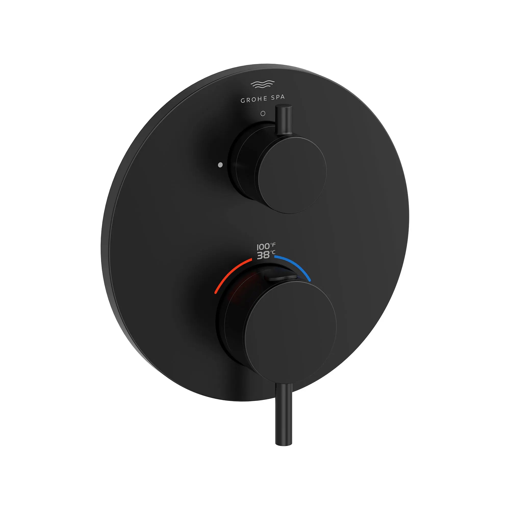 Atrio Single Function 2-Handle Thermostatic Valve Trim // MATTE BLACK // 161594_Atrio_SiloRight_243602430_0001_Feb2023_0_CDNwebp.webp