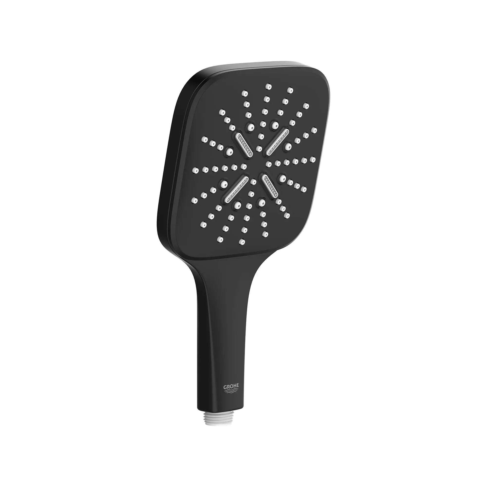 Hand Shower - 3 Sprays, 1.75 GPM (6.6 L/min) // MATTE BLACK // 161650_Rainshower_SiloRight_265522430_0001_Mar2023_0_CDNwebp_4120524c-c027-4be7-b4f1-2758bdd87655.webp