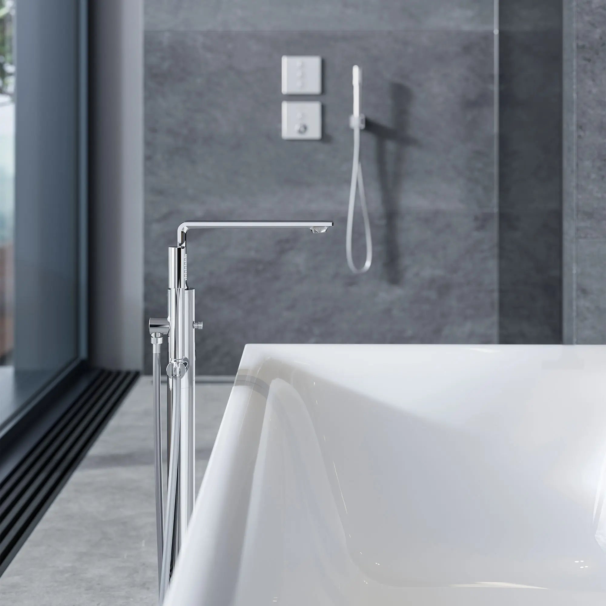 Sena Stick Hand Shower - 1 Spray, 1.75 GPM (6.6 L/min) Sena Stick Hand Shower - 1 Spray, 1.75 GPM (6.6 L/min)
