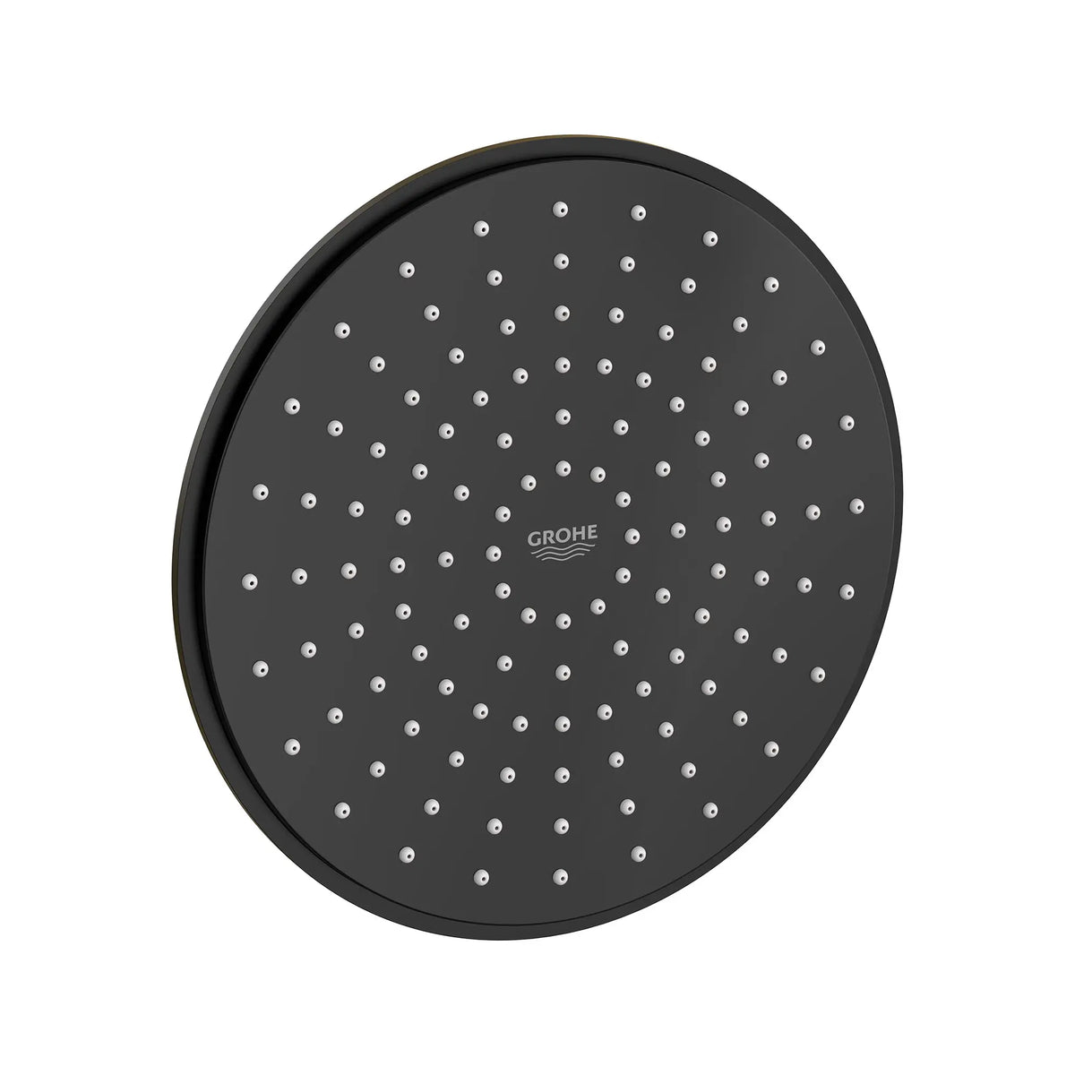 Rainshower Cosmopolitan 210 Shower Head, 8" - 1 Spray, 1.75 GPM (6.6L/min) // MATTE BLACK // 161696_Rainshower_SiloRight_1120942430_0001_Feb2023_0_CDNwebp.webp