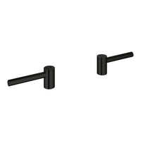 [142162430] Atrio Lever Handles for Bathroom Sink Faucet (Pair) - Brushed Nickel InfinityFinish