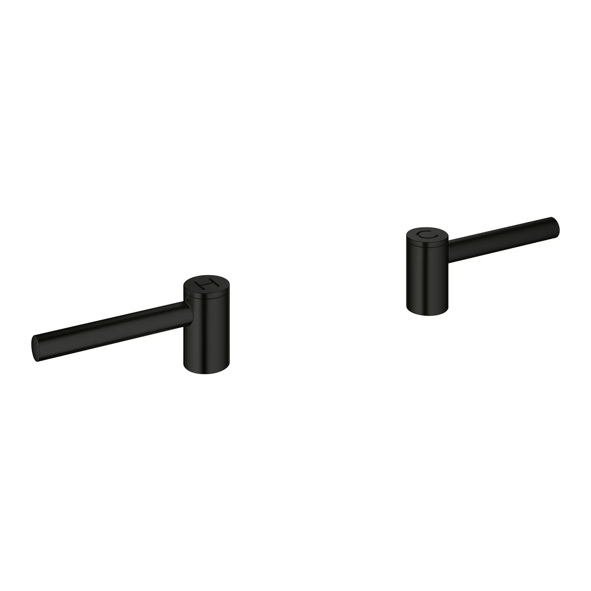 Atrio Lever Handles for Bathroom Sink Faucet (Pair) // MATTE BLACK // 161720_Atrio_SiloRight_142162430_0001_Apr2023_0_CDNwebp.webp