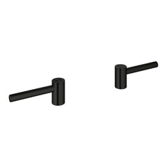 [142162430] Atrio Lever Handles for Bathroom Sink Faucet (Pair) - Brushed Nickel InfinityFinish