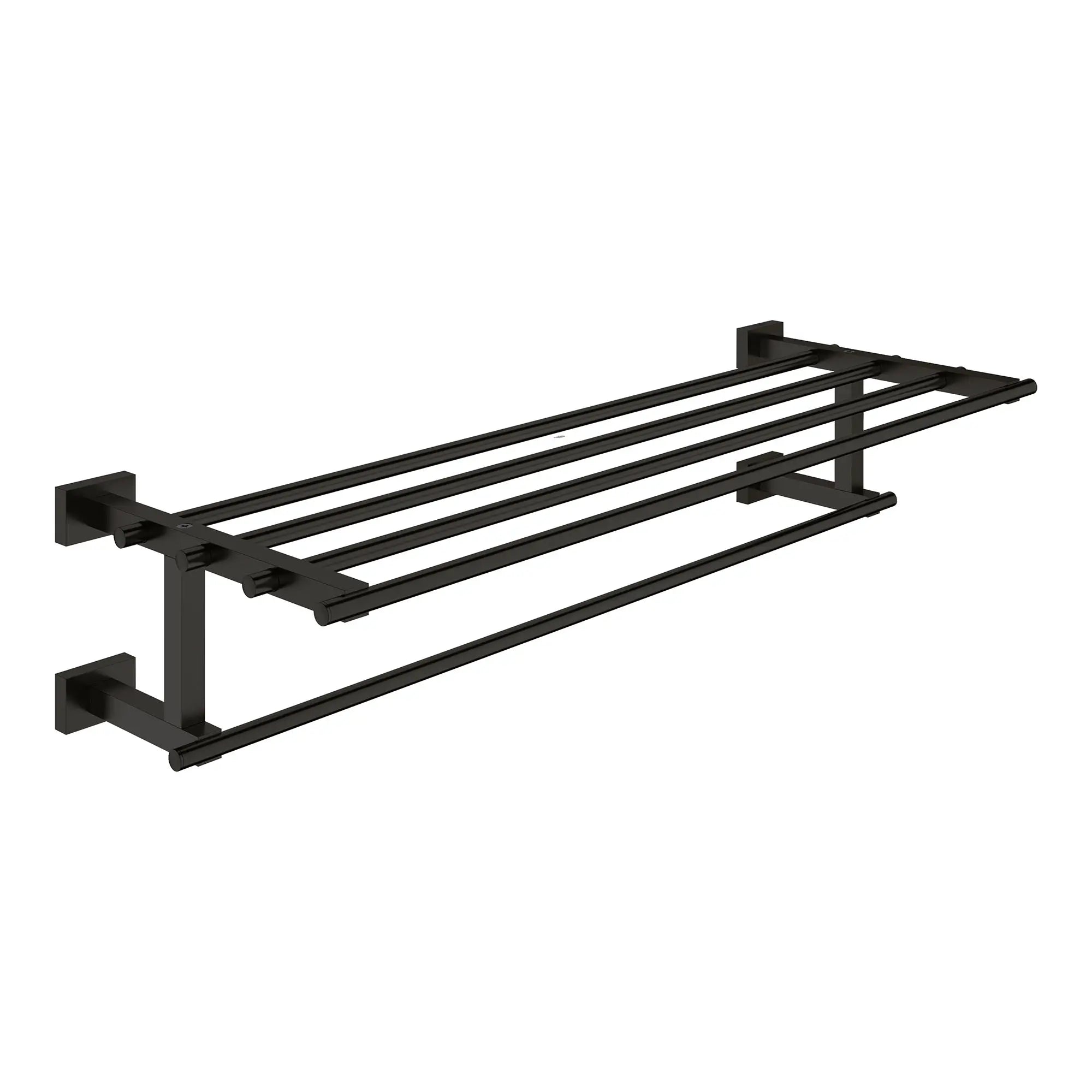 23 5/8" Multi-Towel Rack // MATTE BLACK // 161723_EssentialsCube_SiloRight_405122431_0001_Apr2023_0_CDNwebp.webp