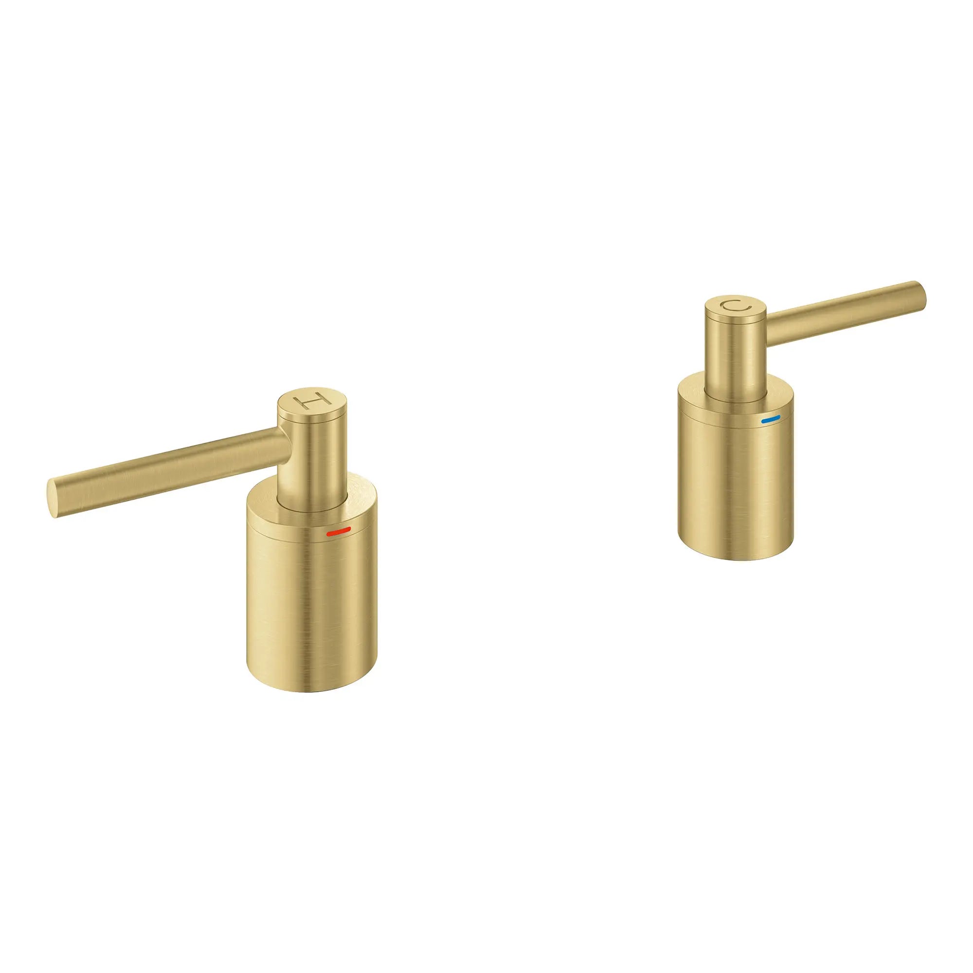 Atrio Lever Handles for Roman Tub Faucet (Pair) // BRUSHED COOL SUNRISE // 161725_Atrio_SiloRight_14218GN0_0001_Apr2023_0_CDNwebp.webp
