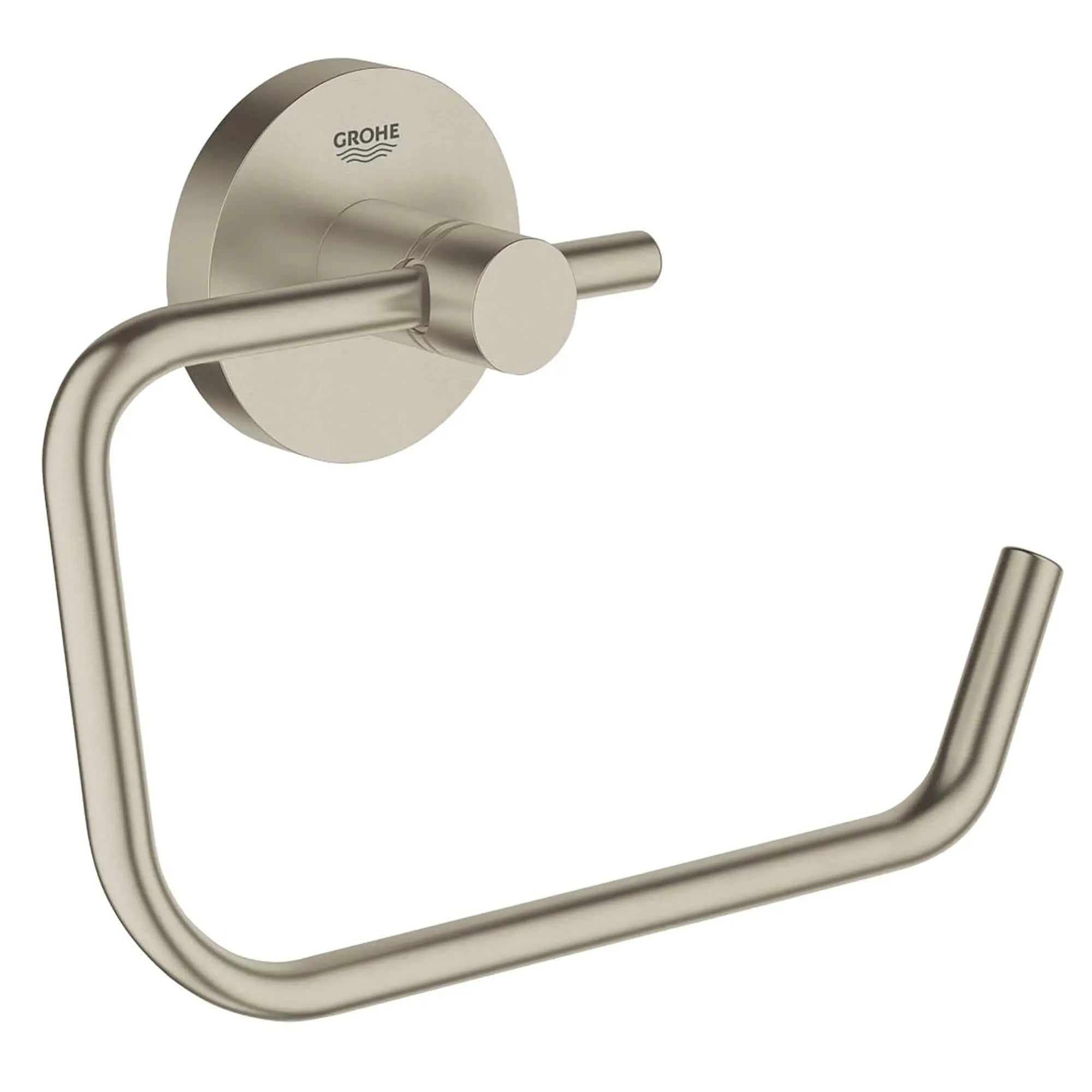 Essentials Toilet Paper Holder // BRUSHED NICKEL INFINITYFINISH // 16172_40689EN0-Essentials-Toilet_Paper_Holder_0_CDNwebp.webp