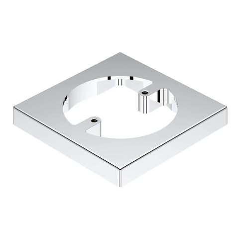 F-Digital Decorative Square Trim Plate For Digital Controller - GROHE StarLight Chrome