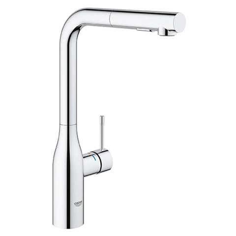 Essence Single-Handle Pull-Out Kitchen Faucet Dual Spray 1.75 GPM (6.6 L/min) - GROHE StarLight Chrome