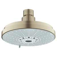 [27135EN0] 160 Shower Head, 6-1/4" - 4 Sprays, 2.5 GPM (9.5 L/min) - GROHE StarLight Chrome