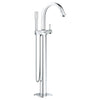 [2331800A] Single-Handle Freestanding Tub Faucet with 1.75 GPM Hand Shower - GROHE StarLight Chrome