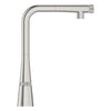 [31559DC2] GROHE Zedra SmartControl Pull-Out Single Spray Kitchen Faucet 1.75 GPM (6.6 L/min) - GROHE StarLight Chrome