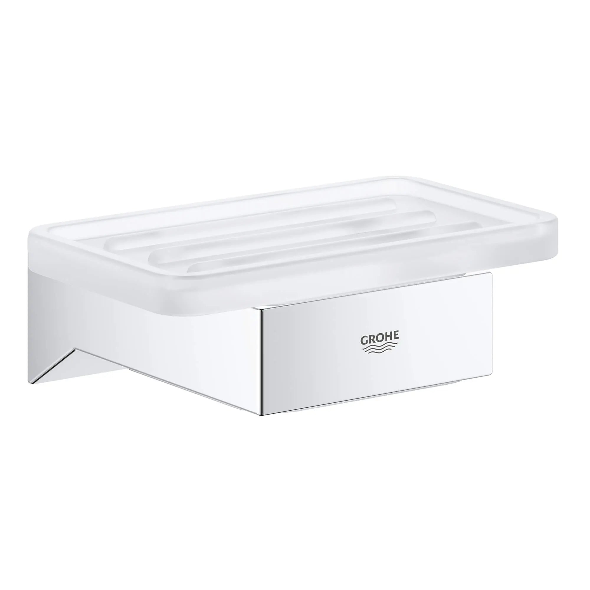 Soap Dish // GROHE STARLIGHT CHROME // 16211_40806000-selection-cube-soap-dish-2_0_CDNwebp.webp