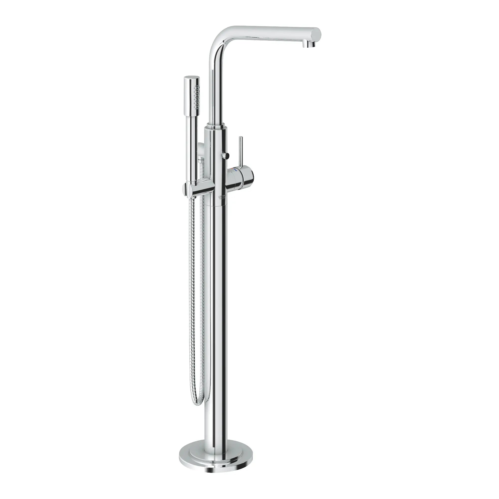 Single-Handle Freestanding Tub Faucet with 1.75 GPM Hand Shower // GROHE STARLIGHT CHROME // 162320_32135003_1_0_CDNwebp.webp