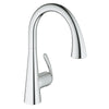 [32298001] Single-Handle Pull Down Kitchen Faucet Dual Spray 1.75 GPM - GROHE StarLight Chrome