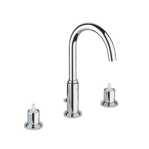 8-inch Widespread 2-Handle L-Size Bathroom Faucet 1.2 GPM - GROHE StarLight Chrome