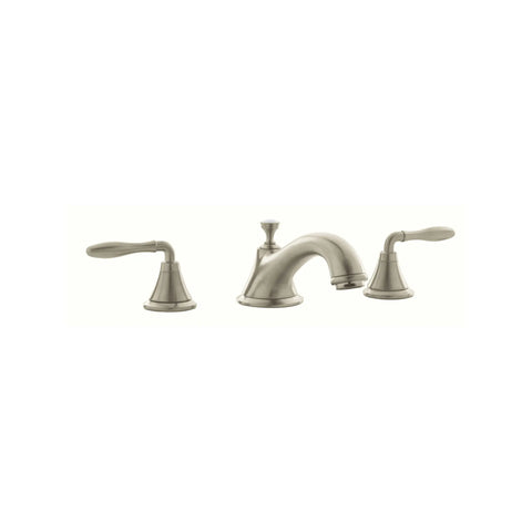3-Hole 2-Handle Deck Mount Roman Tub Faucet - Brushed Nickel InfinityFinish