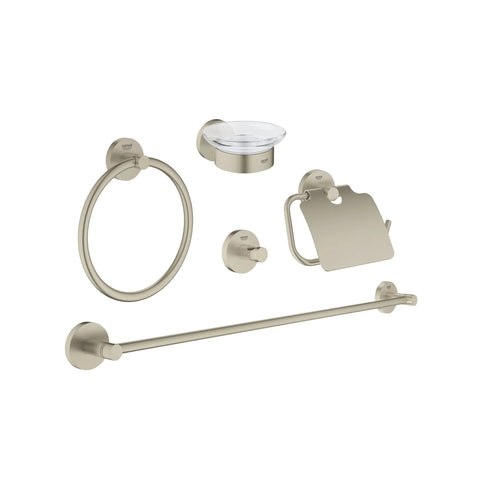 5-in-1 Accessory Set - Brushed Nickel InfinityFinish