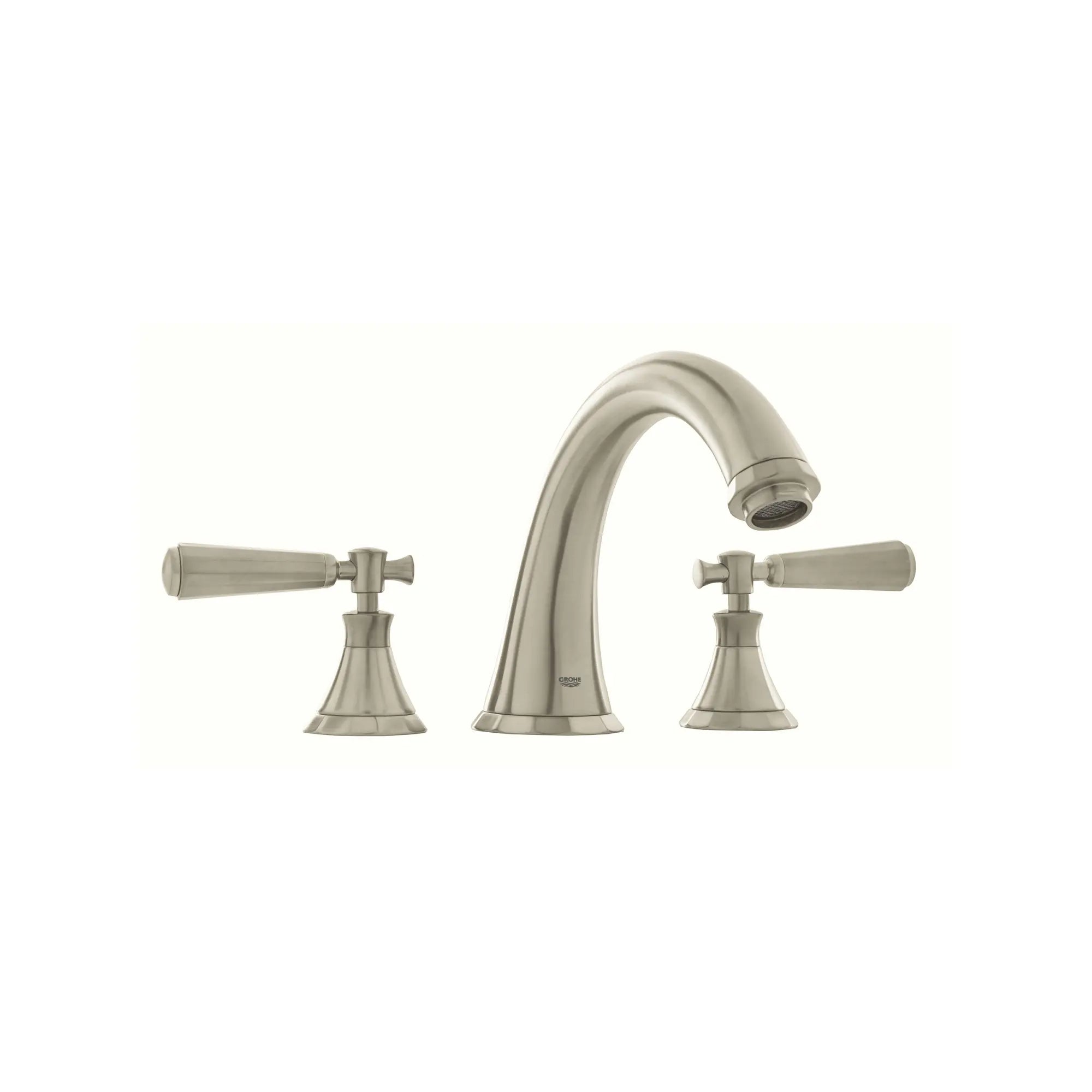 3-Hole 2-Handle Deck Mount Roman Tub Faucet with Hand Shower // BRUSHED NICKEL INFINITYFINISH // 162458_25074EN0_0_CDNwebp.webp