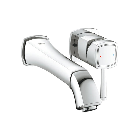 2-Handle Wall Mount Faucet 1.2 GPM - GROHE StarLight Chrome
