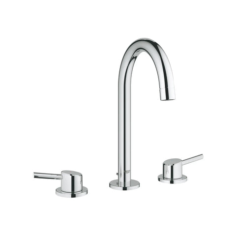 8-inch Widespread 2-Handle L-Size Bathroom Faucet, 1.2 GPM (4.5 L/min) - GROHE StarLight Chrome
